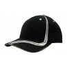 Cap - mod. 4099:Black, Cotton, White